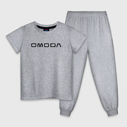 Детская пижама Omoda big black logo