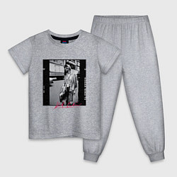 Пижама хлопковая детская Kurt Cobain - The Last Session, цвет: меланж