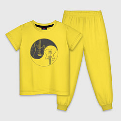 Детская пижама Гитары инь ян