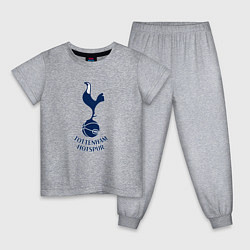 Пижама хлопковая детская Tottenham Hotspur fc sport, цвет: меланж