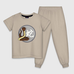 Детская пижама Год змеи на китайском