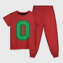 Пижама хлопковая детская Jayson Tatum, цвет: красный