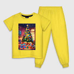 Детская пижама Красочное рождество