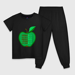 Детская пижама Зеленое яблоко