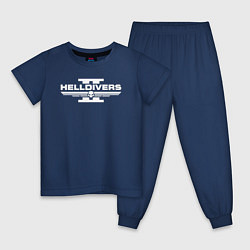 Детская пижама Helldivers 2: Logo
