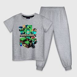 Детская пижама Персонажи из Minecraft