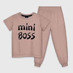 Детская пижама Mini boss