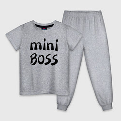 Детская пижама Mini boss