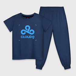 Детская пижама Cloud9 - tecnic blue