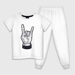 Детская пижама Rock hand