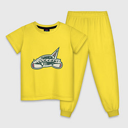 Пижама хлопковая детская Rockets Minsk Hockey 2023, цвет: желтый