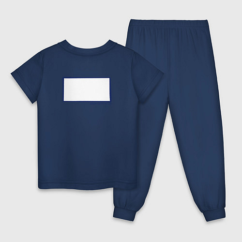 Детская пижама Око Хиробрина, Хиробирн смотрит на тебя / Тёмно-синий – фото 2