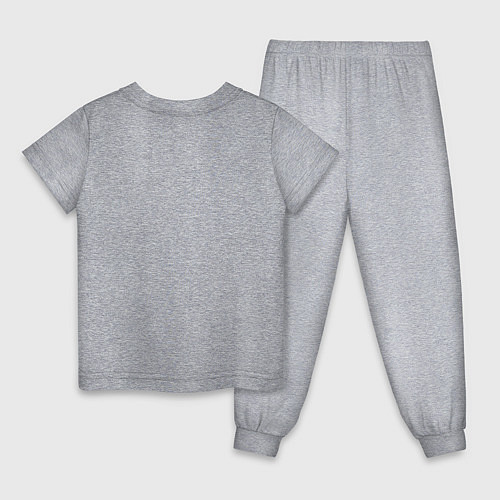 Детская пижама Суперджет-100 черный / Меланж – фото 2