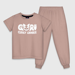Детская пижама Goro cuddly carnage logotype