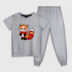 Детская пижама Красная панда в полный рост