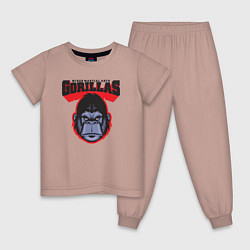 Детская пижама Gorillas MMA