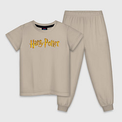 Детская пижама Harry Potter golden logo