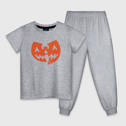 Пижама хлопковая детская Wu-Tang halloween, цвет: меланж