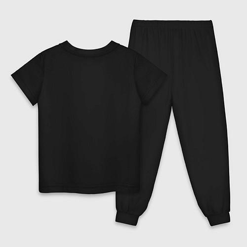 Детская пижама Игроки не умирают / Черный – фото 2