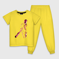 Пижама хлопковая детская Ниган с Люсиль, цвет: желтый
