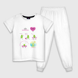 Детская пижама Комикс про семечку, или история одной бобовой