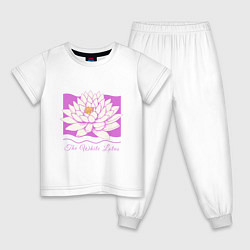 Детская пижама The white lotus