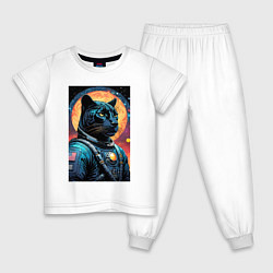 Детская пижама Пантера бравый космонавт - нейроарт