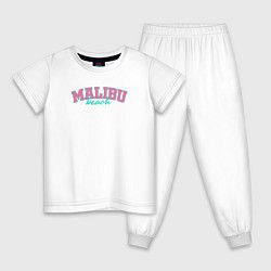 Детская пижама Malibu Beach text