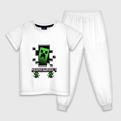 Детская пижама Minecraft крипер