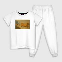 Детская пижама Сотворение рыжего кота