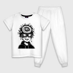 Детская пижама Аниме биткоин