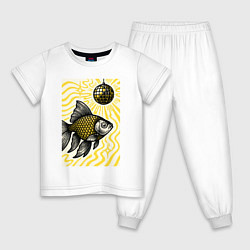 Детская пижама Золотая рыбка диско