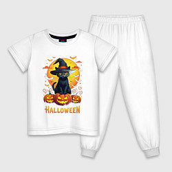 Детская пижама Cat on pumkins
