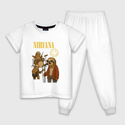 Детская пижама Nirvana ленивцы
