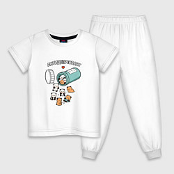 Детская пижама Антидепрессант - мишки панды