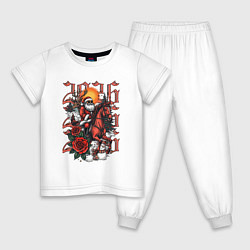 Детская пижама Дед Мороз на красном коне 2026