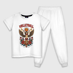 Детская пижама Волейбол в стиле тату