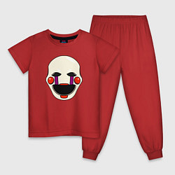 Пижама хлопковая детская Puppet FNAF Марионетка, цвет: красный