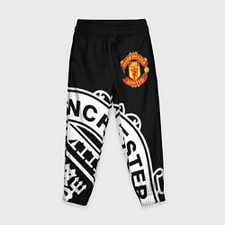 Брюки детские Man United: Black Collection, цвет: 3D-принт