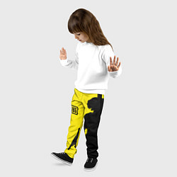 Брюки детские PUBG: Yellow Shadow, цвет: 3D-принт — фото 2