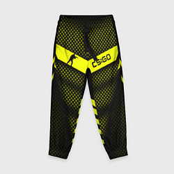 Детские брюки CS:GO Yellow Carbon