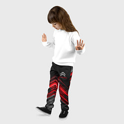 Брюки детские Citroen: Red sport, цвет: 3D-принт — фото 2