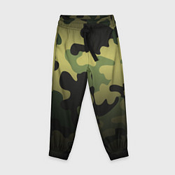 Детские брюки Camouflage Green