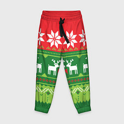 Детские брюки Скандинавские новогодние олени