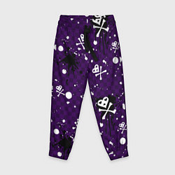 Детские брюки Эмо 2007 фиолетовый фон