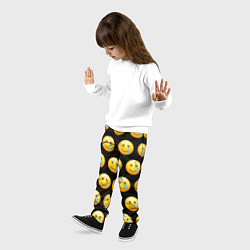 Брюки детские New Emoji, цвет: 3D-принт — фото 2