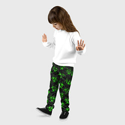 Брюки детские GREEN BIOHAZARD, цвет: 3D-принт — фото 2