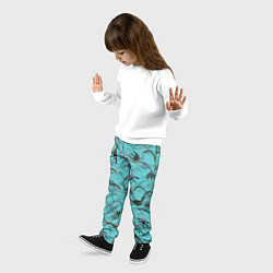 Брюки детские Лохнесский камуфляж, цвет: 3D-принт — фото 2