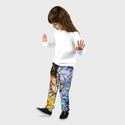 Брюки детские Киллуа золдик и Гон хантер, цвет: 3D-принт — фото 2