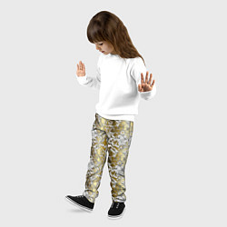 Брюки детские Versace gold & white, цвет: 3D-принт — фото 2